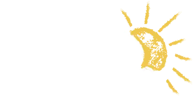 Sol e Nuvem no topo do banner